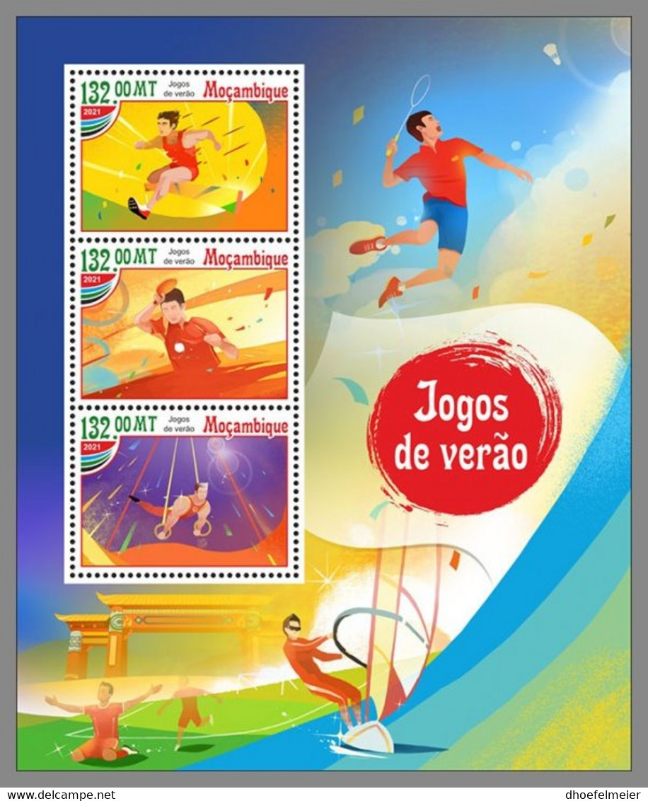 MOZAMBIQUE 2021 MNH Olympic Summer Games Olympische Sommerspiele M/S - OFFICIAL ISSUE - DHQ2202 - Verano 2020 : Tokio