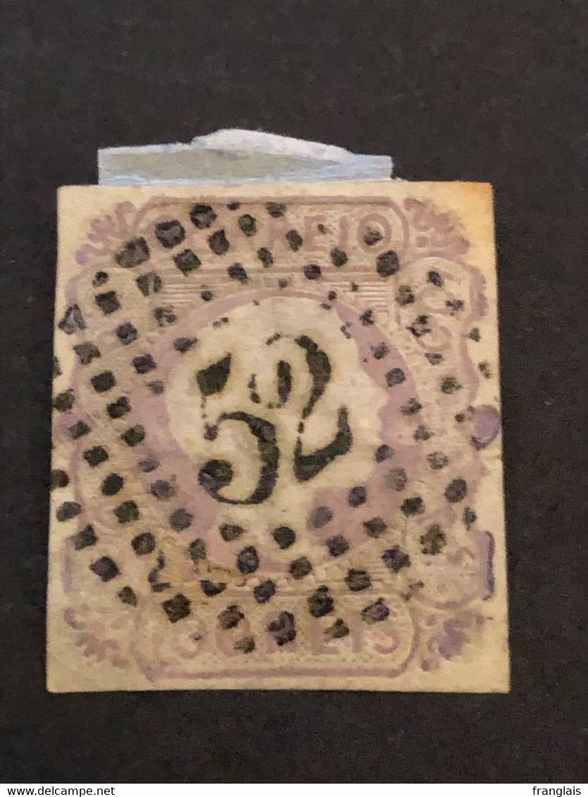 PORTUGAL  SG 15  100 Reis Lilac King Pedro V  FU  CV £150 - Used Stamps