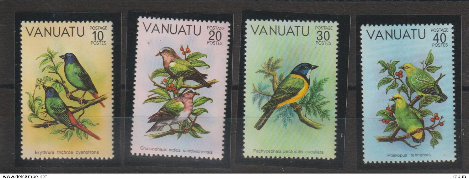 Vanuatu 1981 Oiseaux 620-23, 4 Val ** MNH - Vanuatu (1980-...)