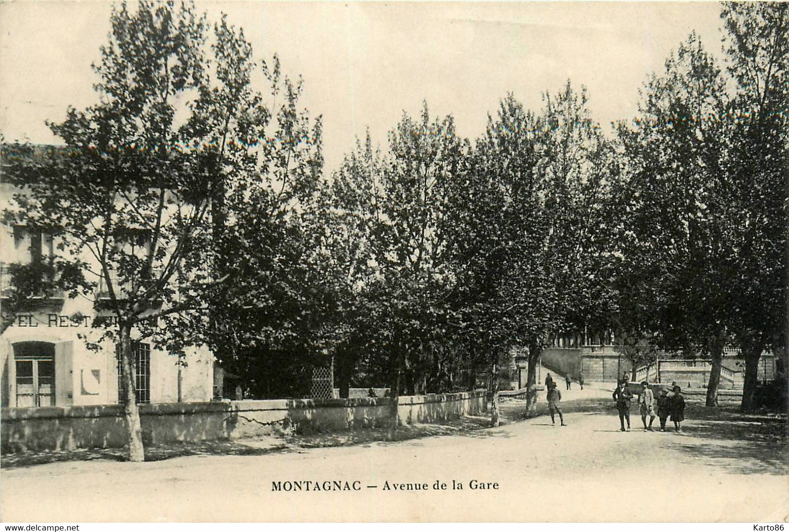 Montagnac * Avenue De La Gare * Hôtel Restaurant - Montagnac