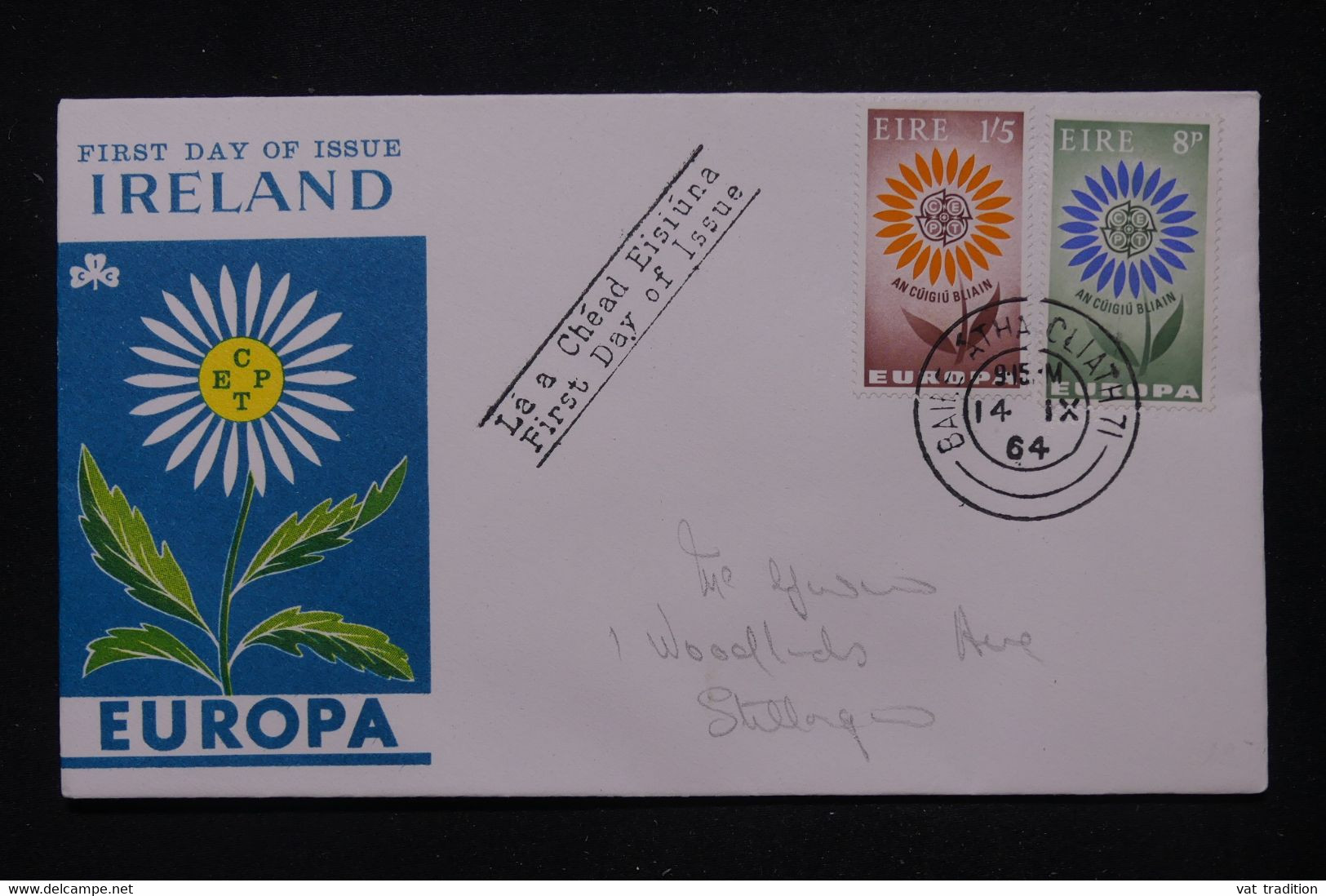 IRLANDE - Enveloppe FDC En 1964 - Europa - L 114095 - FDC