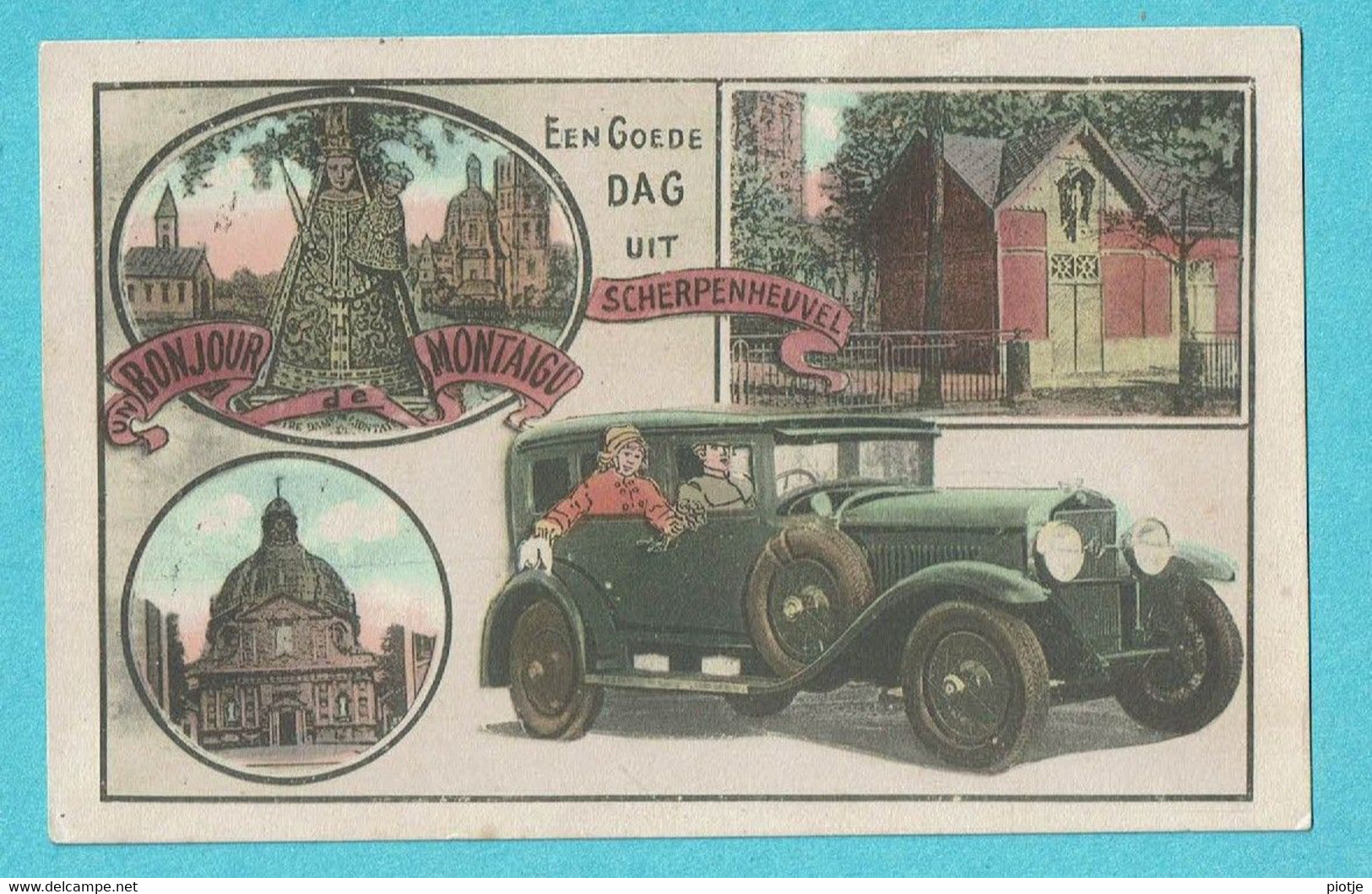 * Scherpenheuvel Zichem - Montaigu (Vlaams Brabant) * (Legia - D. Stalmans Adriaens) Bonjour De, Oldtimer Car Voiture - Scherpenheuvel-Zichem