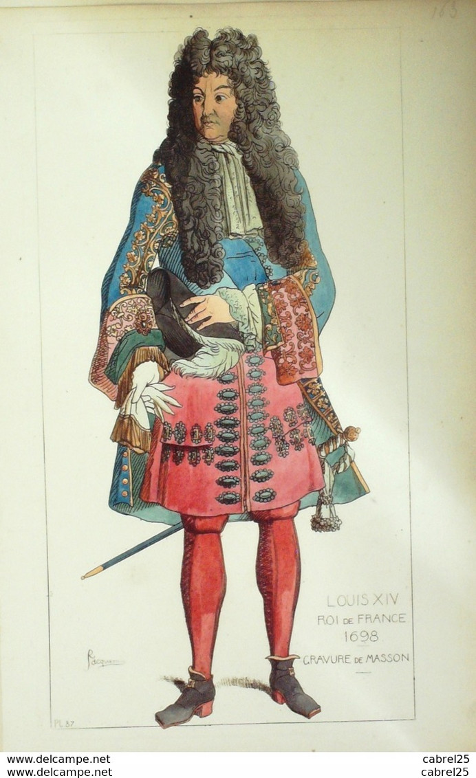 Figure D'Histoire-LOUIS XIV ROI En 1698-1860 - Prints & Engravings