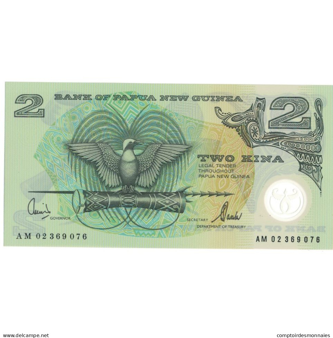 Billet, Papua New Guinea, 2 Kina, 1991, KM:12a, NEUF - Papouasie-Nouvelle-Guinée