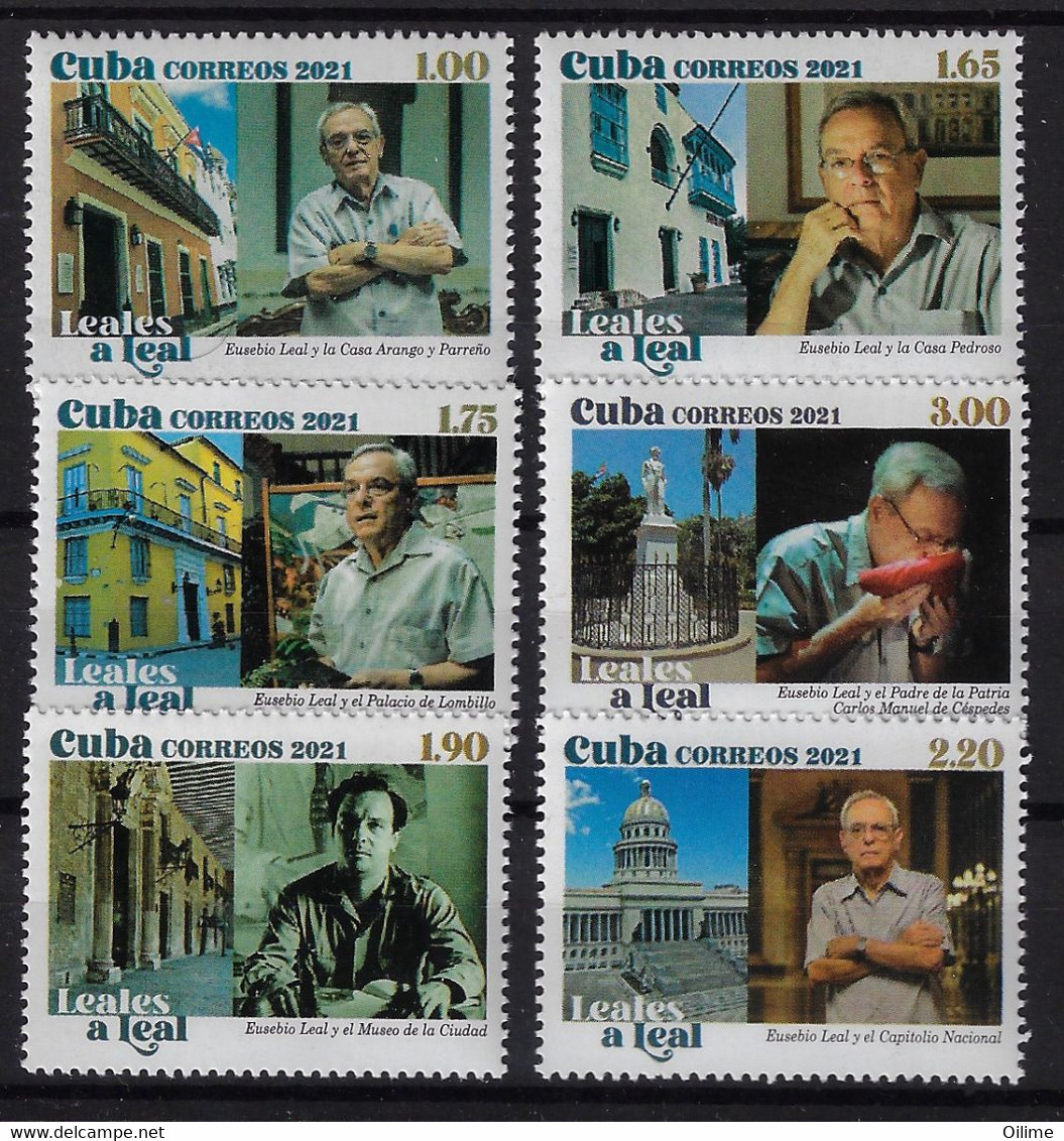 CUBA 2021. EUSEBIO LEAL. HISTORIADOR DE LA CIUDAD DE LA HABANA . MNH - Ungebraucht