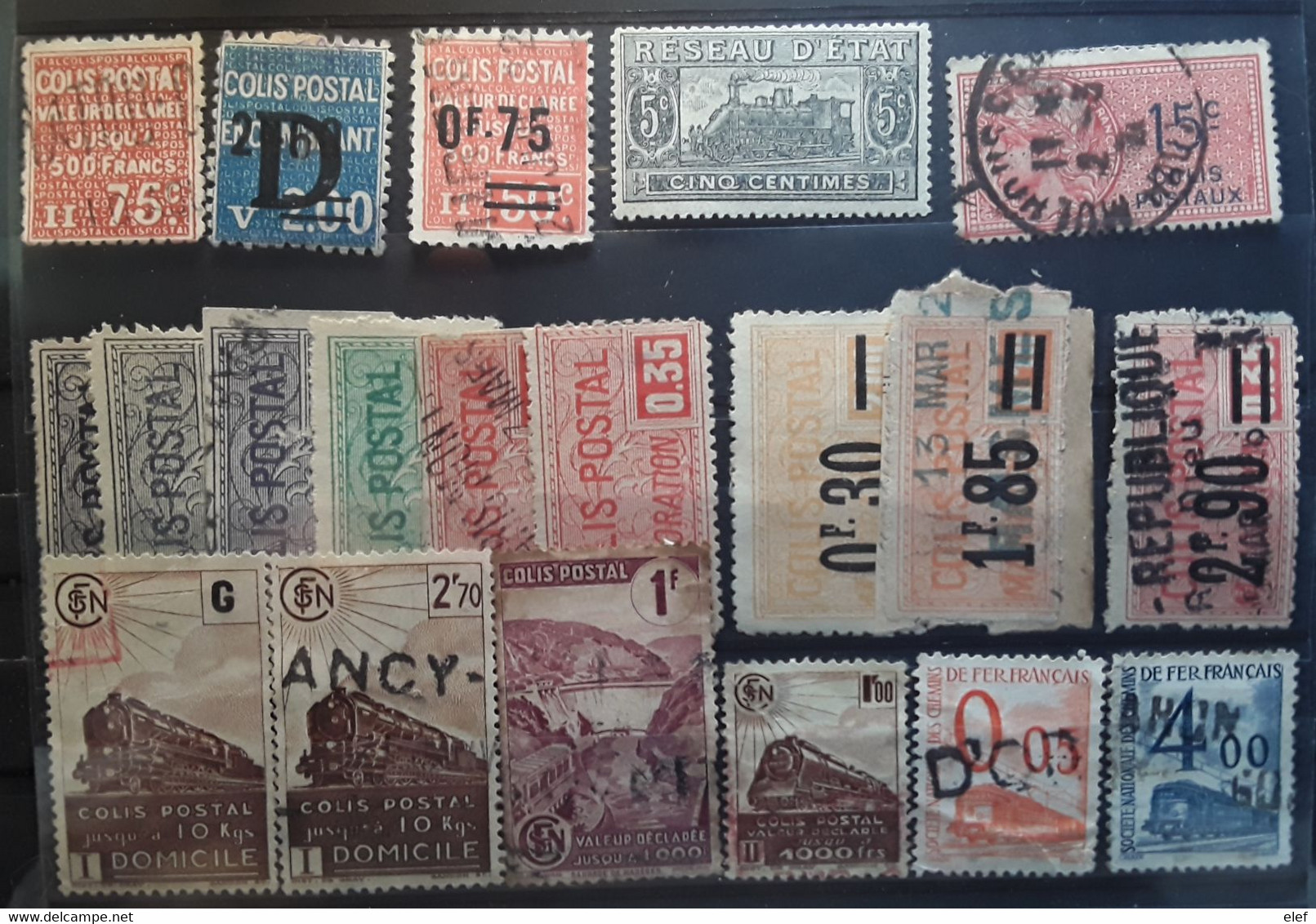 France,  Colis Postaux 1901 - 1960, 20 Timbres Neufs Et Obl BTB Cote 88 Euros - Sonstige & Ohne Zuordnung