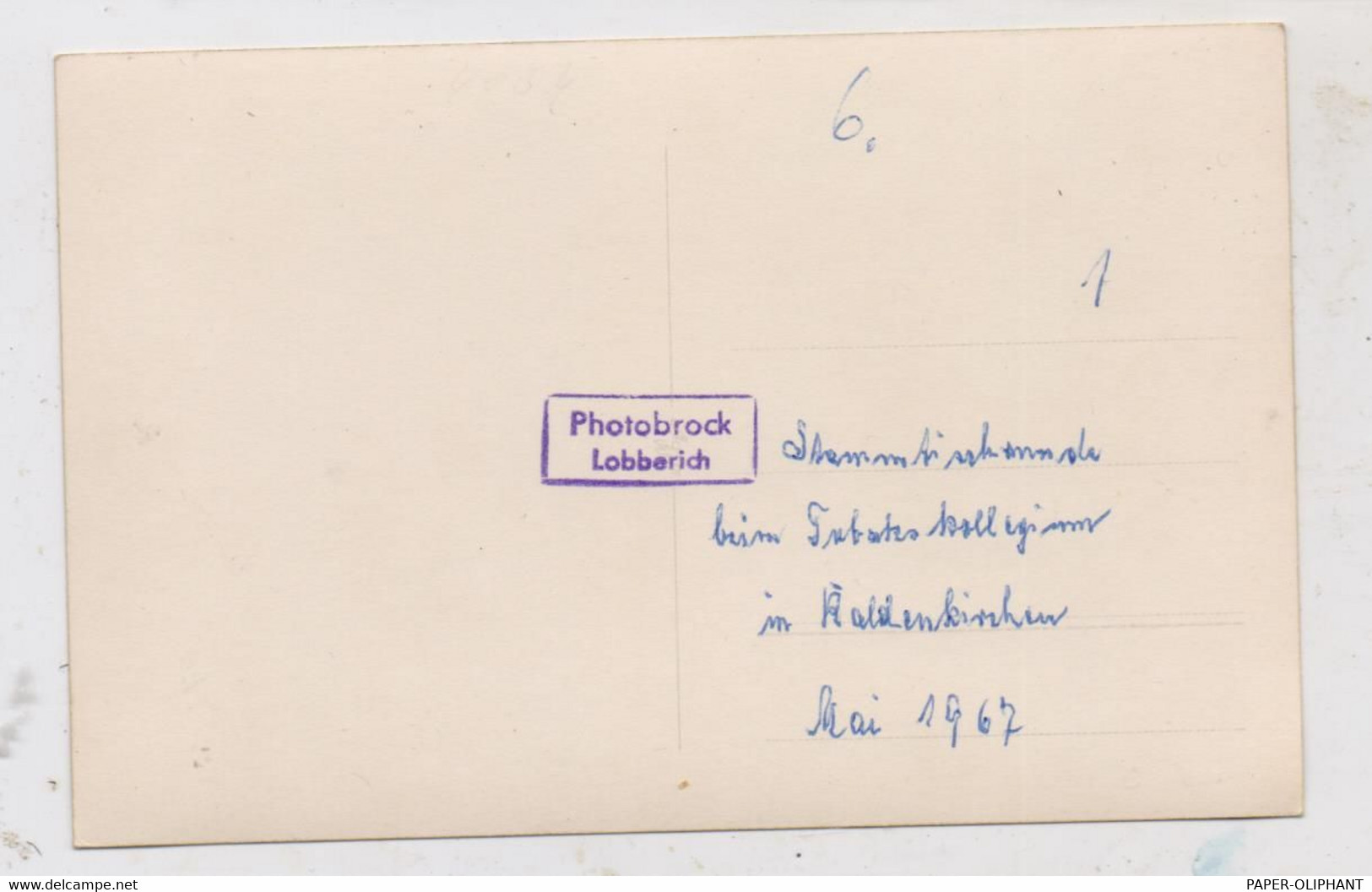 4054 NETTETAL - KALDENKIRCHEN, Tabakkollegium, Stammtisch , 1967, Photo-AK - Nettetal