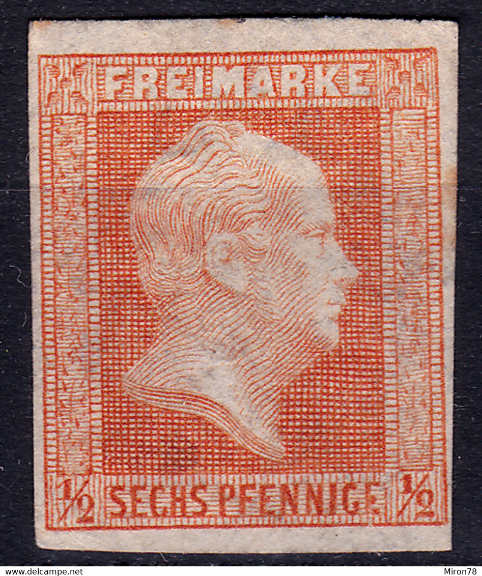 Stamp Prussia 1858 1/2sg  Lot#43 - Mint