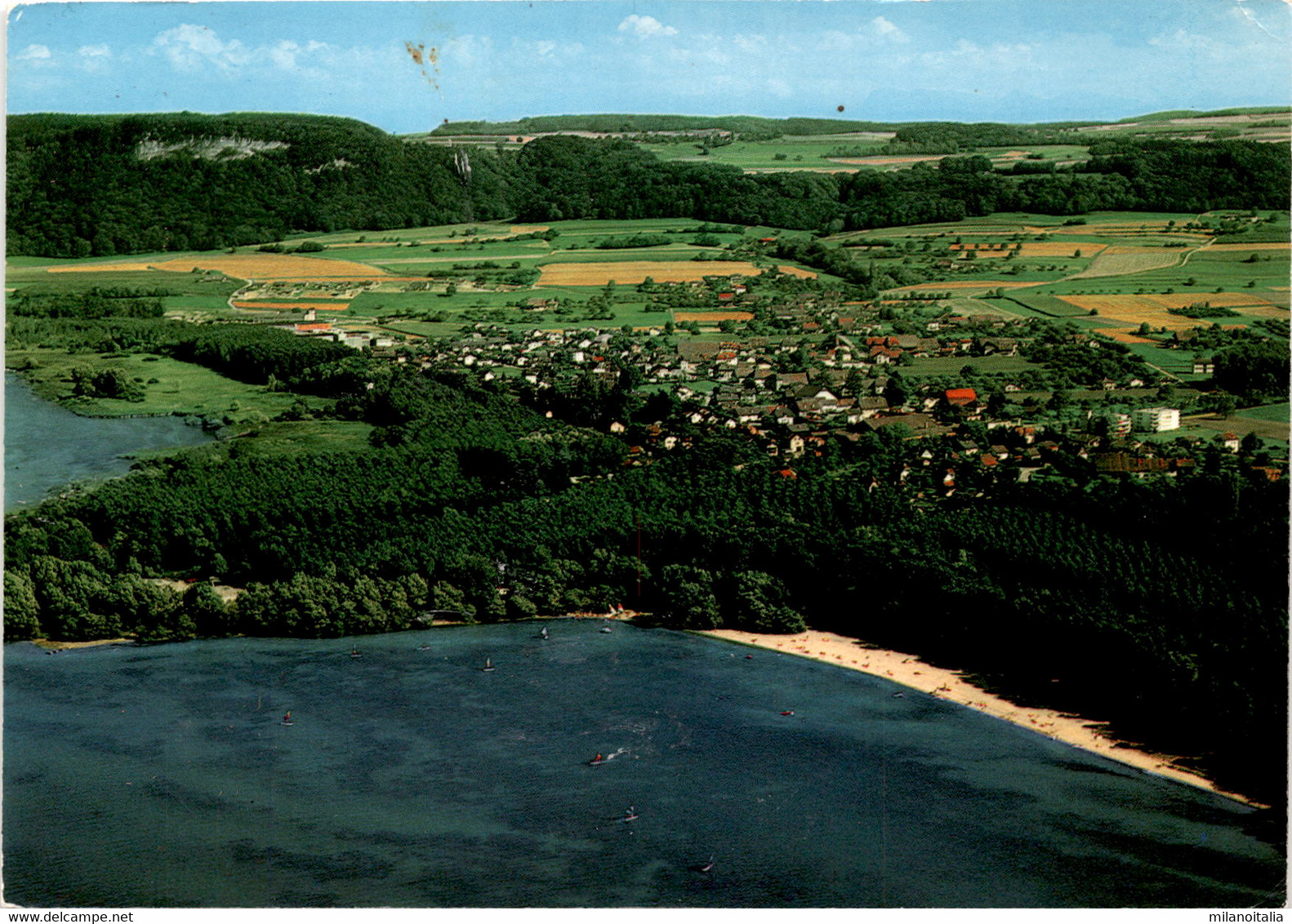 Yvonand - Lac De Neuchatel - Vue Aerienne (14575) * 28. 7. 1983 - Yvonand