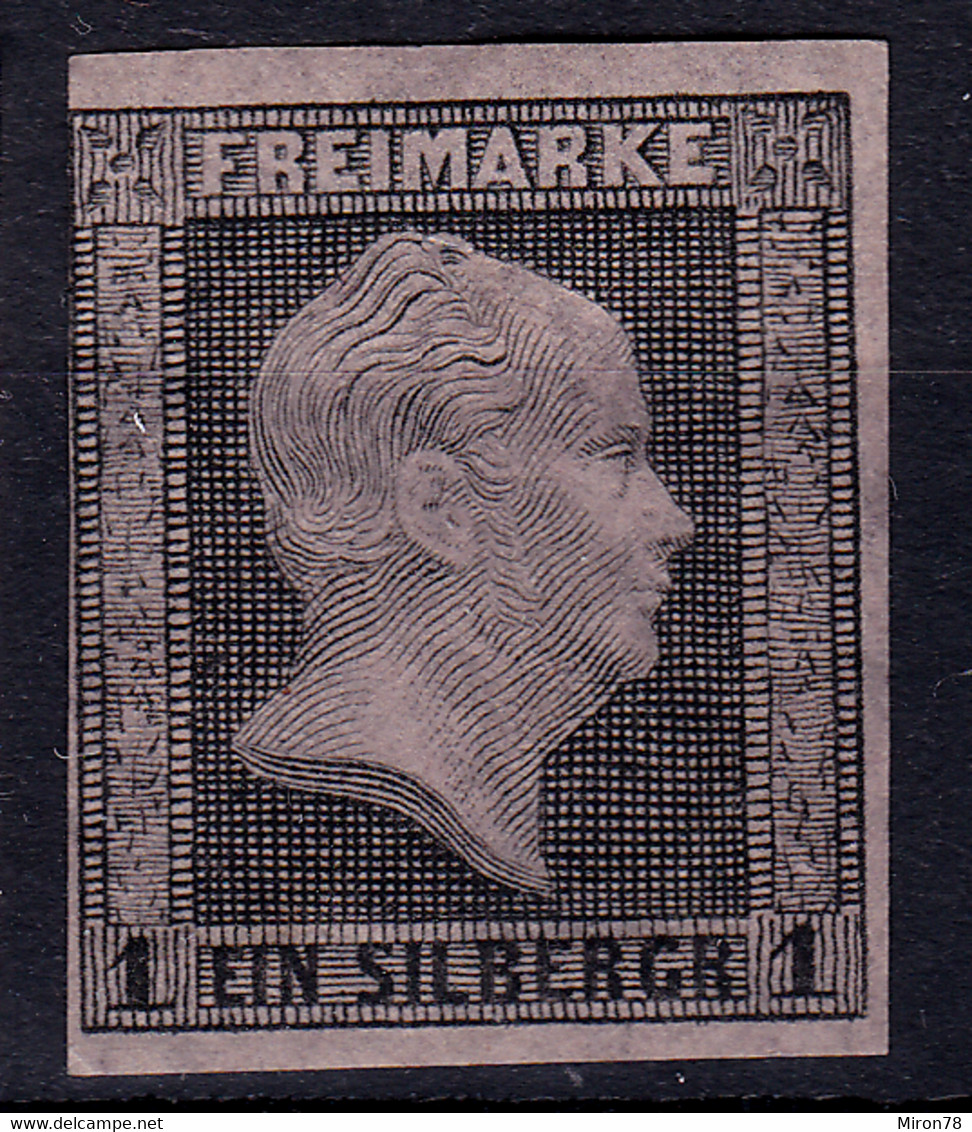 Stamp Prussia 1850 1 Mint Sg  Lot#44 - Ungebraucht