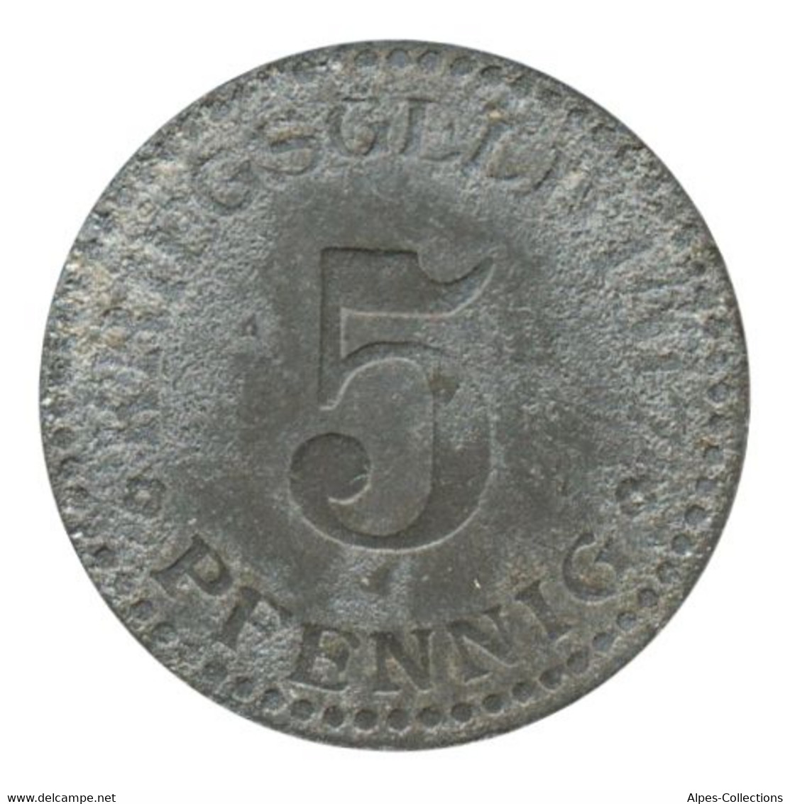 ALLEMAGNE - CASSEL - 05.3 - Monnaie De Nécessité - 5 Pfennig 1917 - Monétaires/De Nécessité