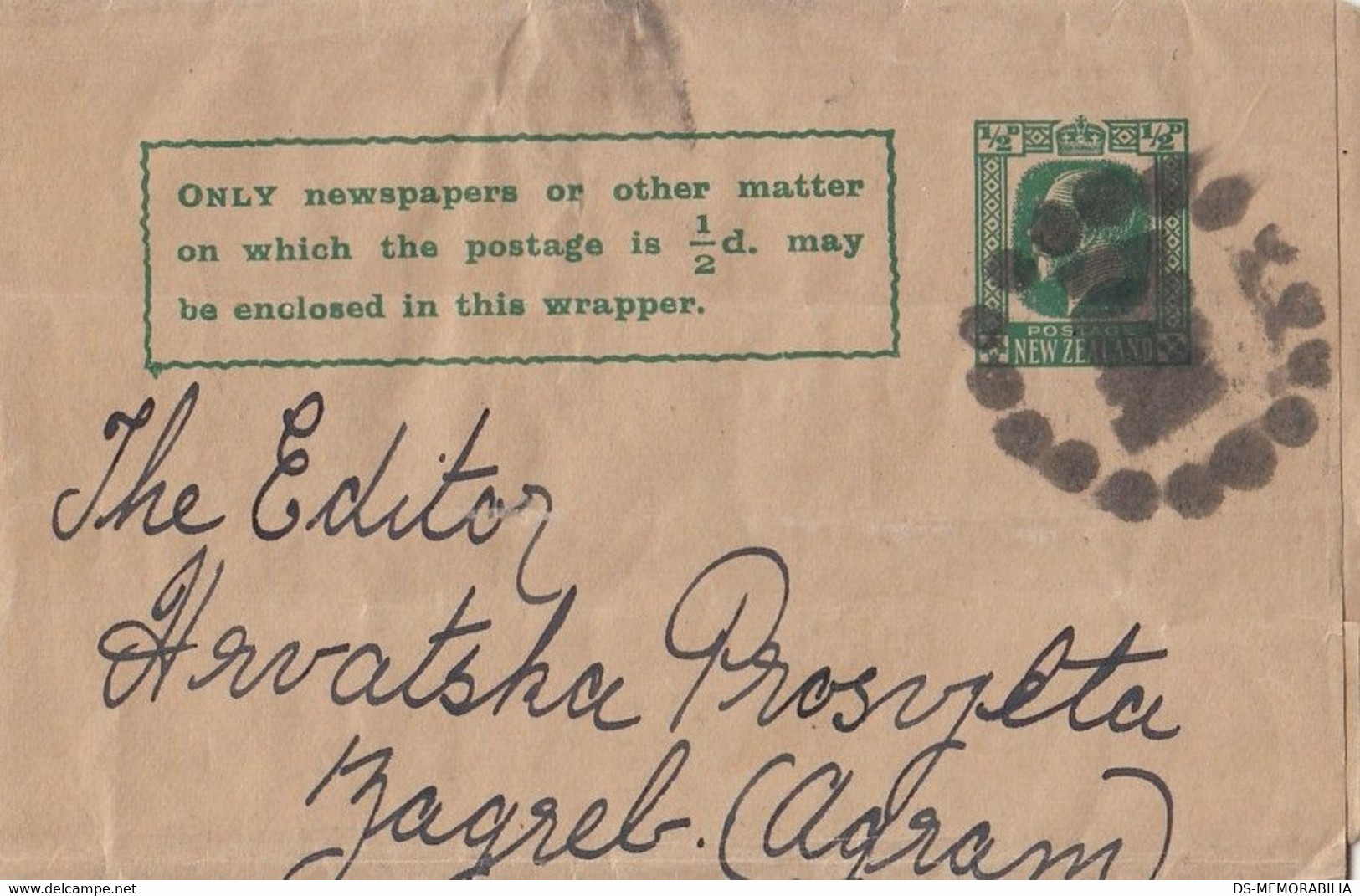 New Zealand - Newspapers Wrapper - Postal Stationery