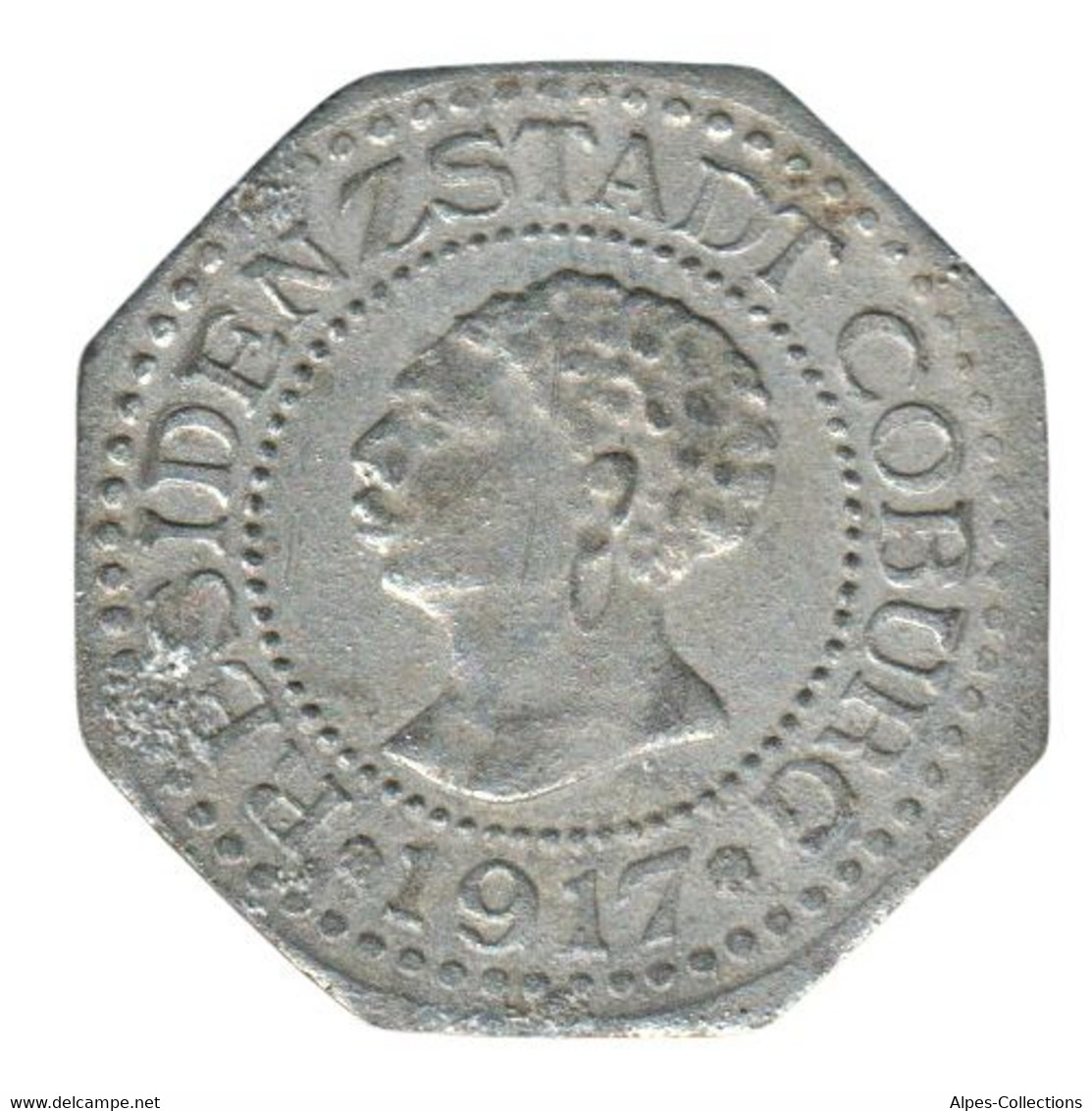 ALLEMAGNE - COBURG - 05.1 - Monnaie De Nécessité - 5 Pfennig 1917 - Monétaires/De Nécessité