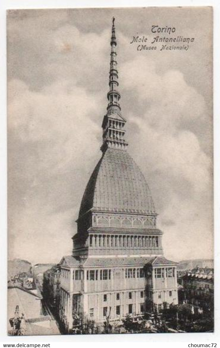 (Italie) Piemonte 094, Torino, Garzini E Pezzini 7380, Mole Antonelliana, Museo Nazionale, Dos Non Divisé - Mole Antonelliana