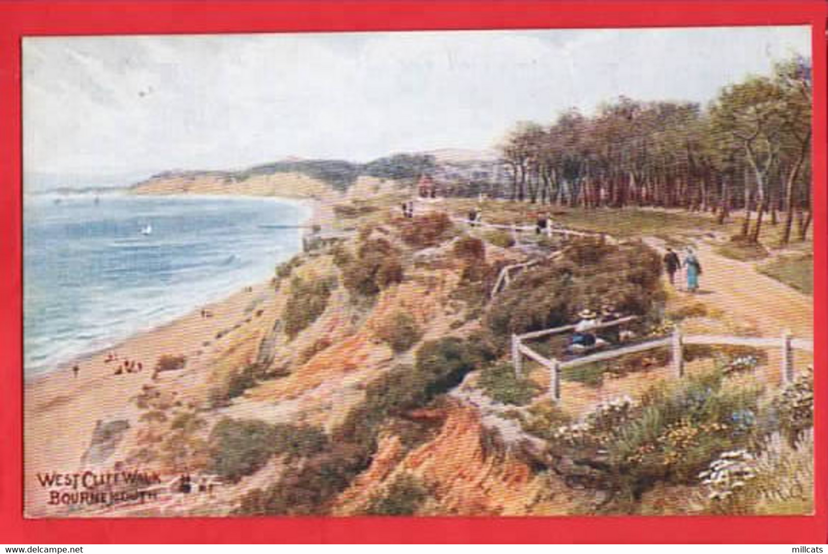 A R QUINTON    DORSET  BOURNEMOUTH  WEST CLIFF WALK - Quinton, AR