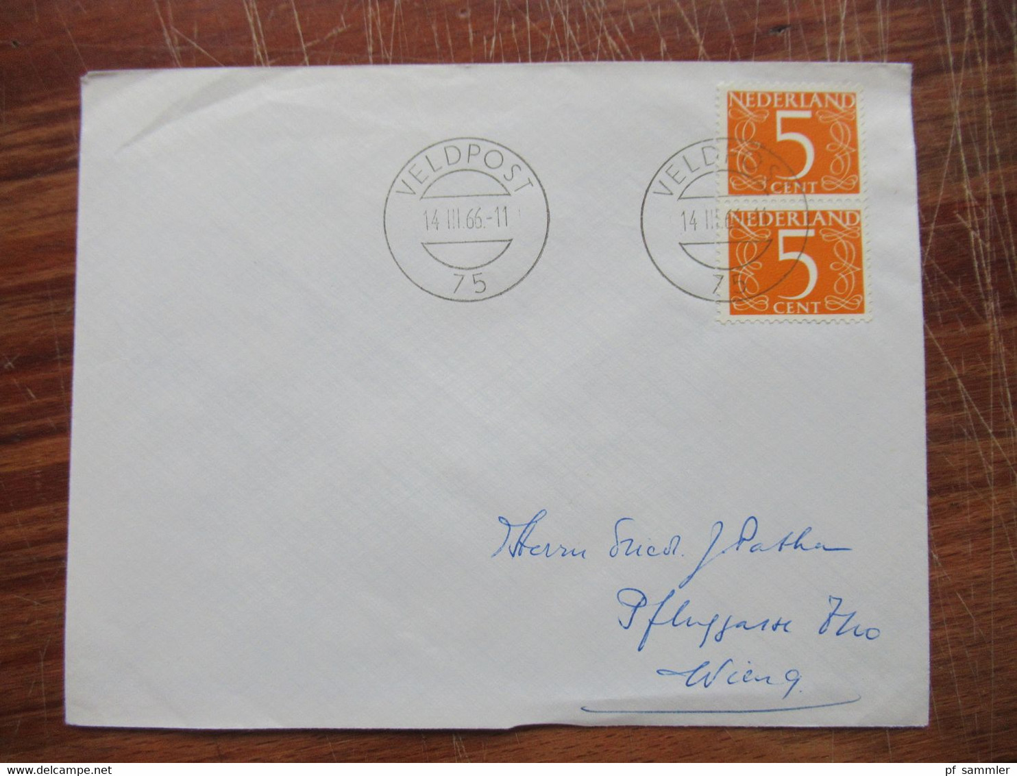 Niederlande 1957 - 1967 Stempel Veldpost 7 Belege Verschiedene Stempel Veldpost Militärpost Der Nachkriegsjahre - Briefe U. Dokumente