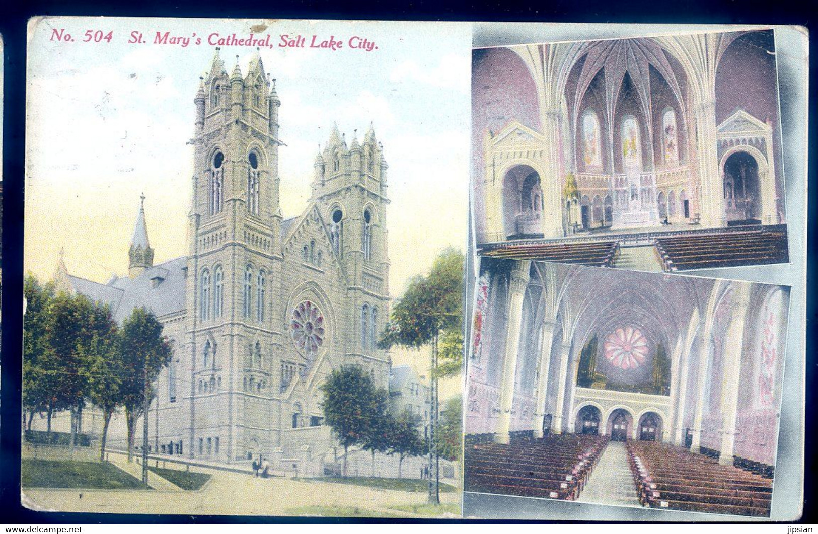 Cpa Des Etats Unis , Salt Lake City , St Mary's Cathedral   JA22-64 - Salt Lake City