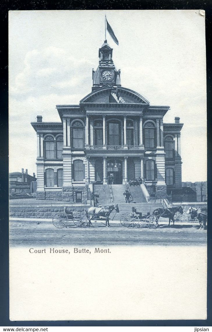 Cpa Des Etats Unis Montana Butte , Court House   JA22-64 - Butte