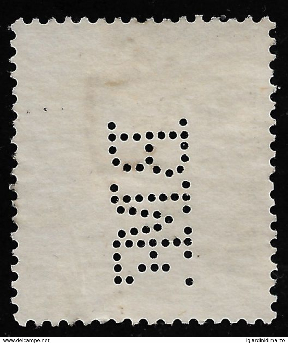 PERFIN AUSTRIA - 1908- Valore Da 20 H. Usato - 60° Regno Dell' Imperatore Con Perforazione PERFIN - In Buone Condizioni. - Perforés