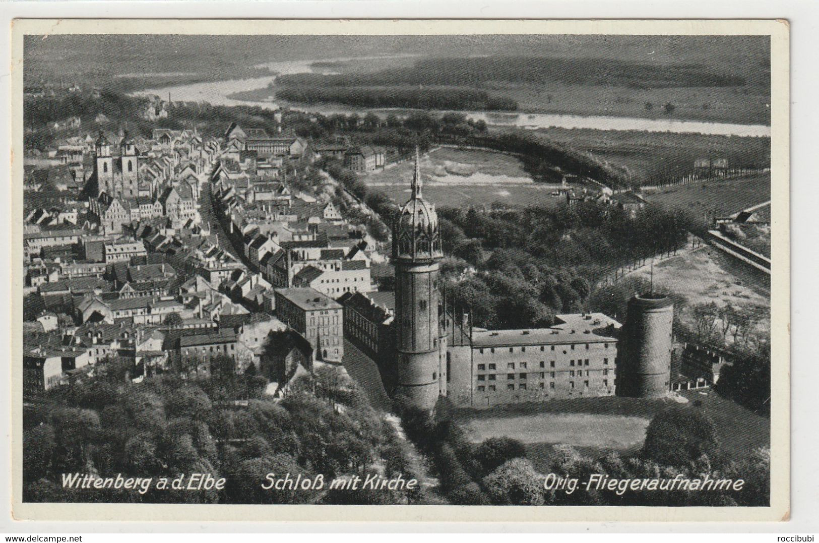 Wittenberg A.d. Elbe, Orig. Fliegeraufnahme - Wittenberg