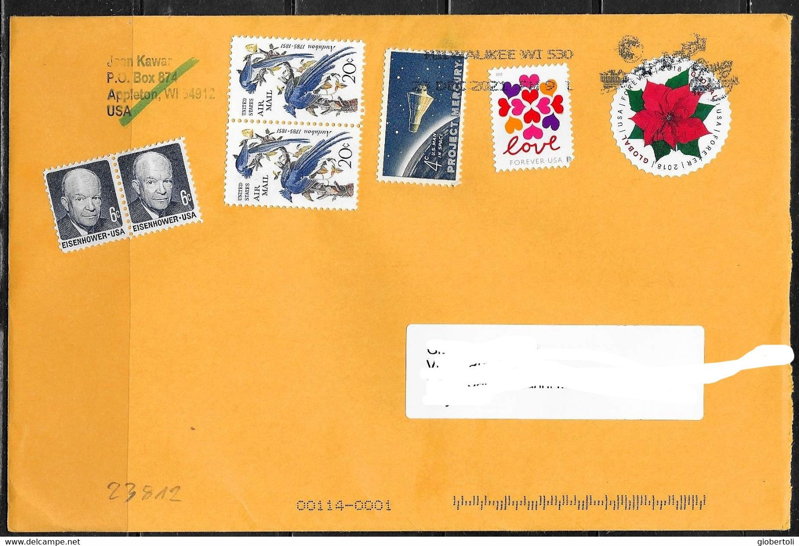 Stati Uniti/United States/États Unis: Lettera, Letter, Lettre - Storia Postale