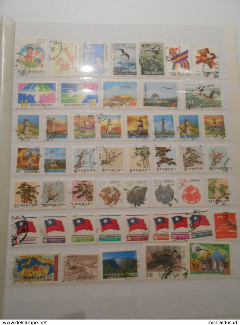 Taiwan Collection , 50 Timbres Obliteres - Collections, Lots & Séries