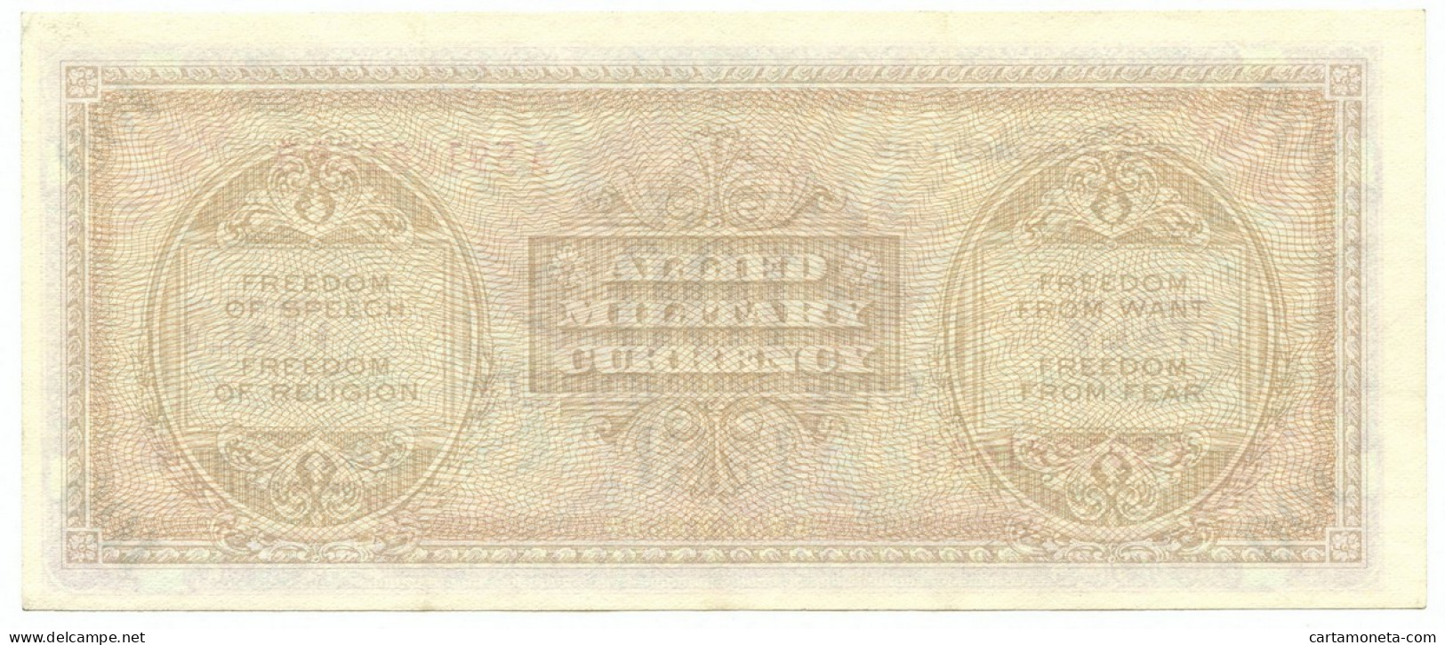 100 LIRE OCCUPAZIONE AMERICANA IN ITALIA BILINGUE FLC A-B 1943 A SPL+ - 2. WK - Alliierte Besatzung