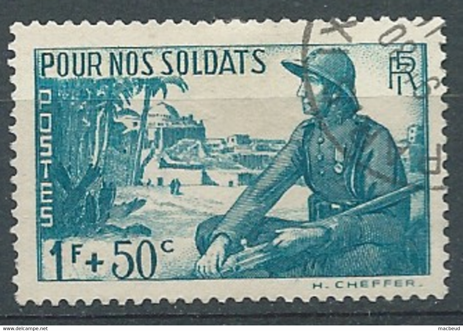 France    Yvert N° 452   Oblitéré     - Bip 7209 - Used Stamps