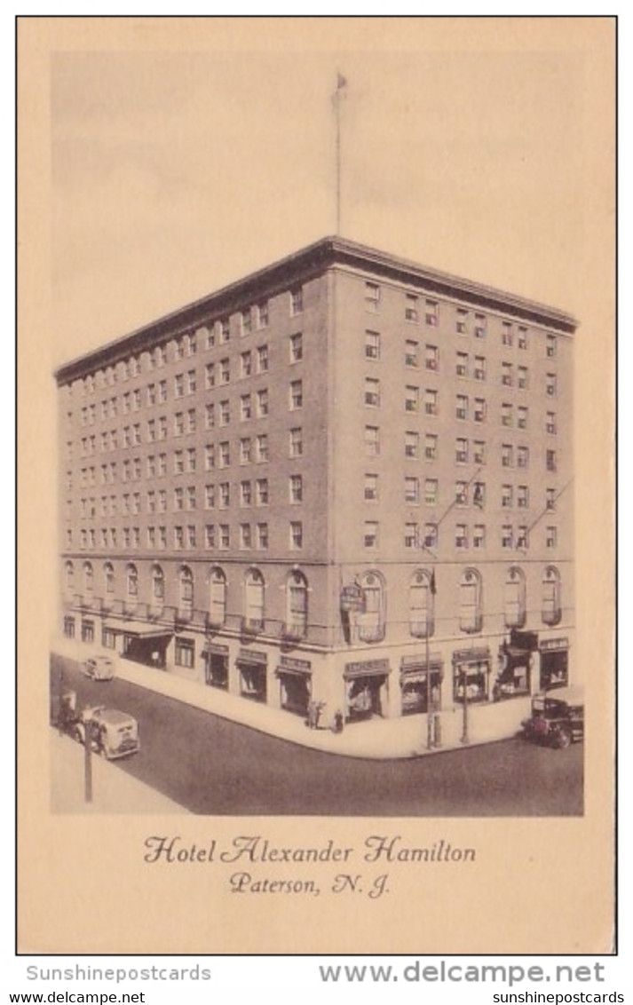 New Jersey Paterson Hotel Alexander Hamilton 1938 - Paterson