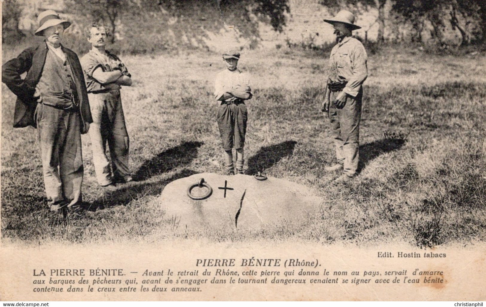 CARTE POSTALE. ANNEE 1949.  LA PIERRE BENITE. - Pierre Benite