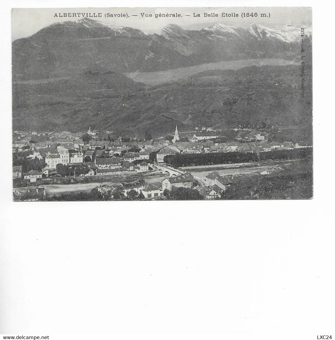 ALBERTVILLE. VUE GENERALE. LA BELLE ETOILE. - Albertville