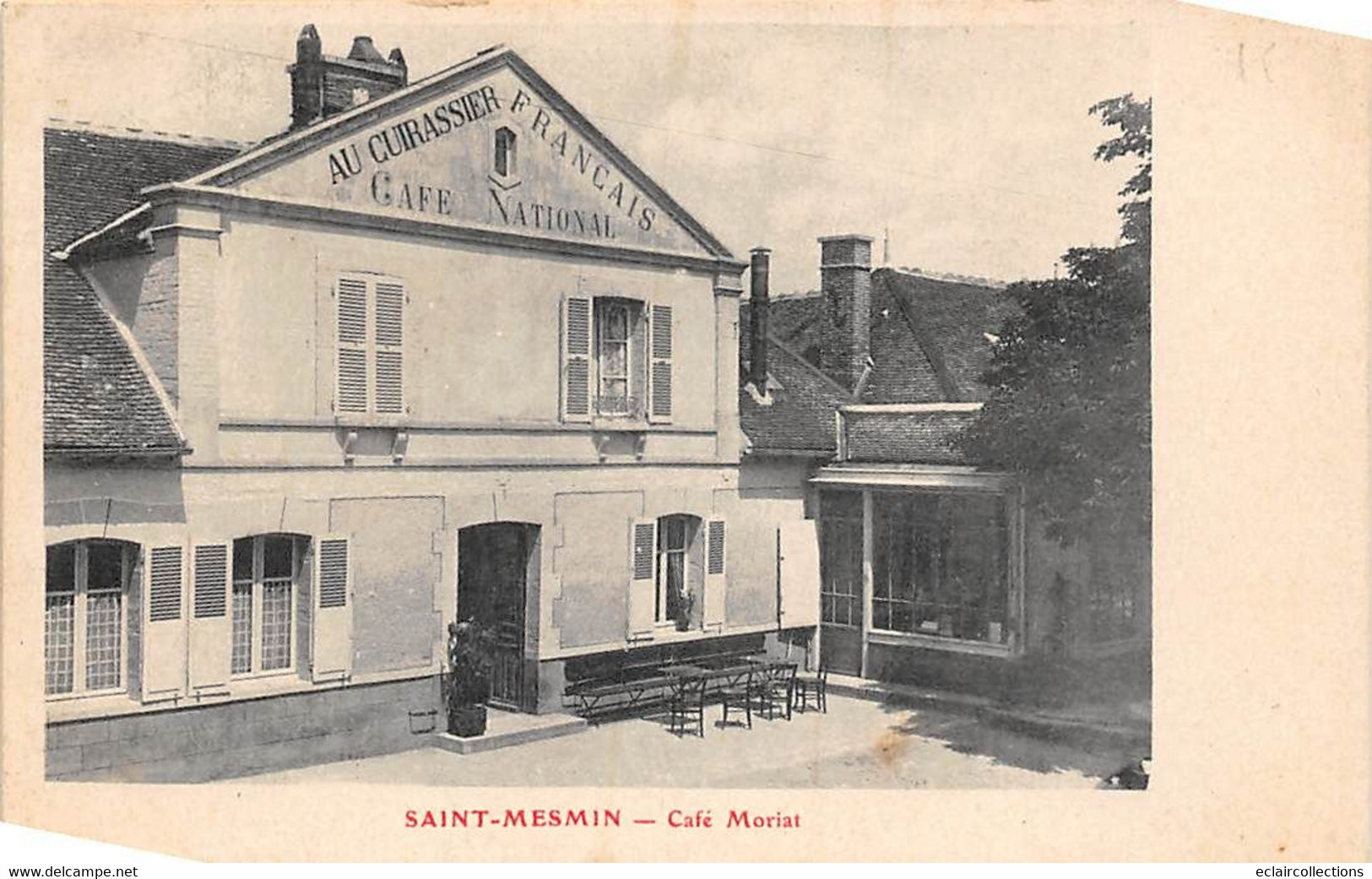 La Chapelle-Saint-Mesmin        45      Café Moriat: Au Cuirassier Français Café National       (voir Scan) - Otros & Sin Clasificación