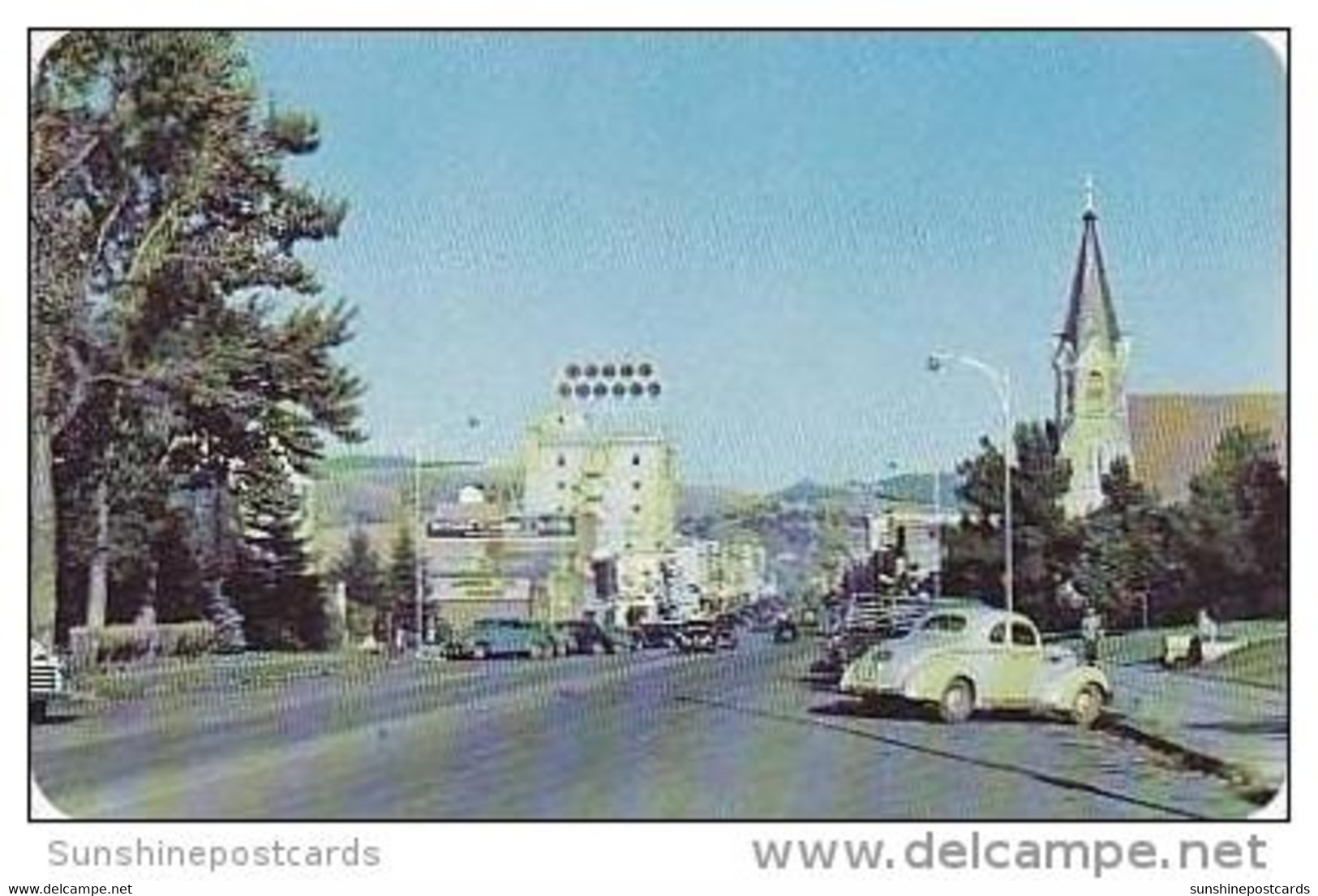 Montana Bozeman Street Scene Entering Bozeman From The West On Hwy US 10 Dexter Press - Bozeman