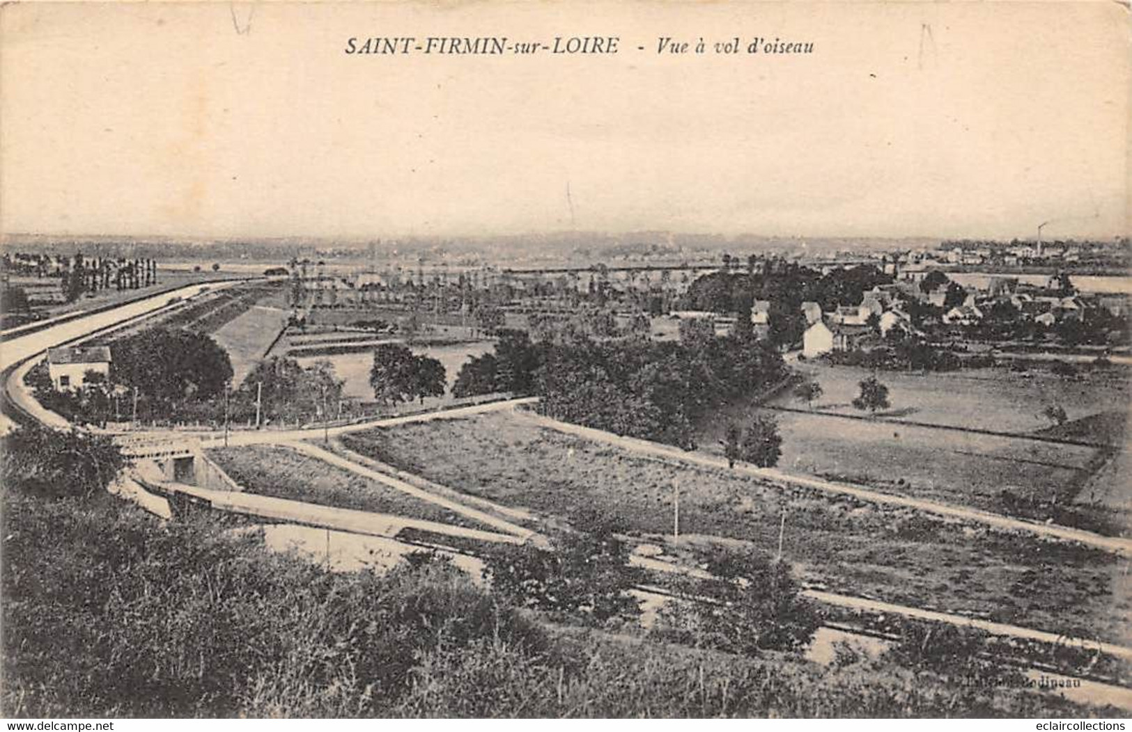 Saint-Firmin-sur-Loire         45       Vue A Vol D'oiseau             (voir Scan) - Andere & Zonder Classificatie