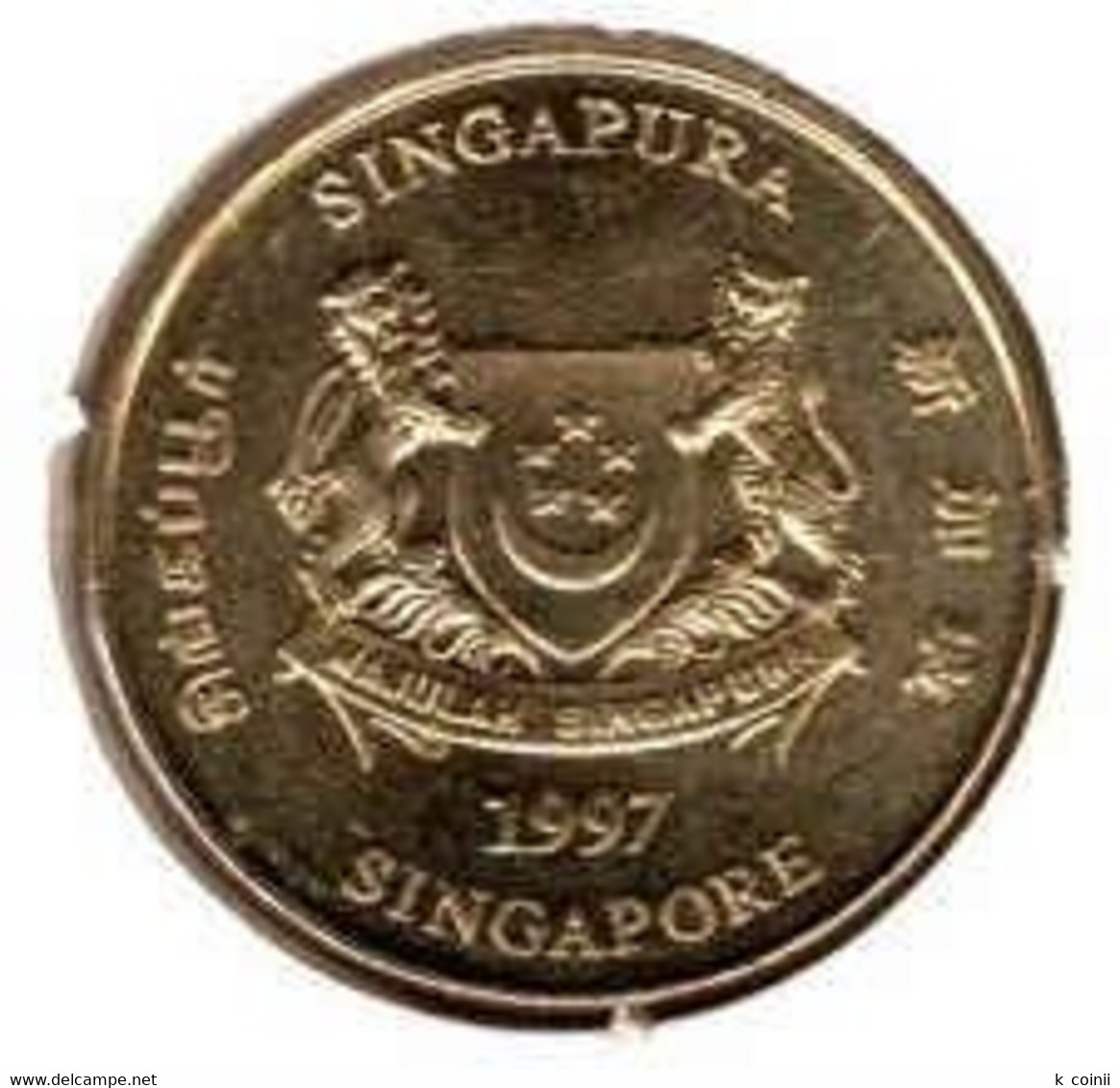 Singapore - 5 Cents 1997 UNC - Singapour