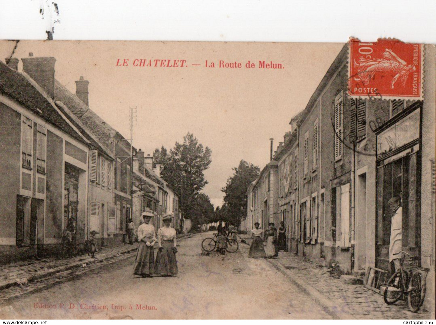77 LE CHATELET -  La Route De Melun - Le Chatelet En Brie