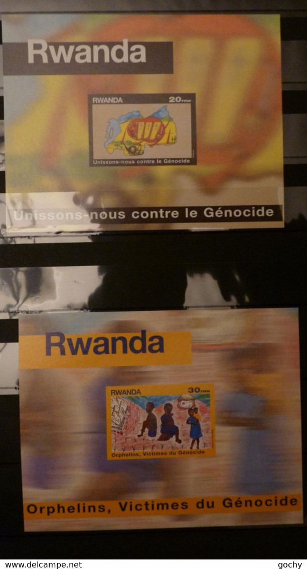 RWANDA : 1999 :   Blocs 111 / 114  **    - Cat.: 75€ - Unused Stamps