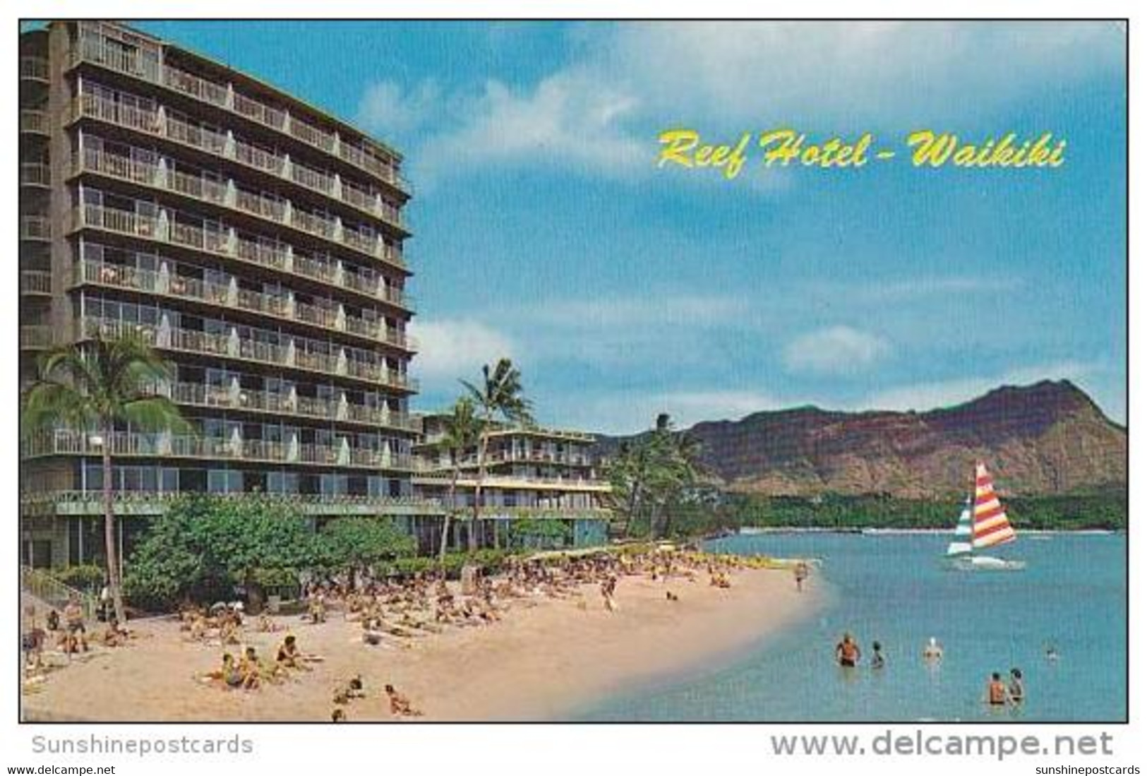 Hawaii Honolulu Waikiki Beach Diamond Head And The Reef Hotels - Honolulu