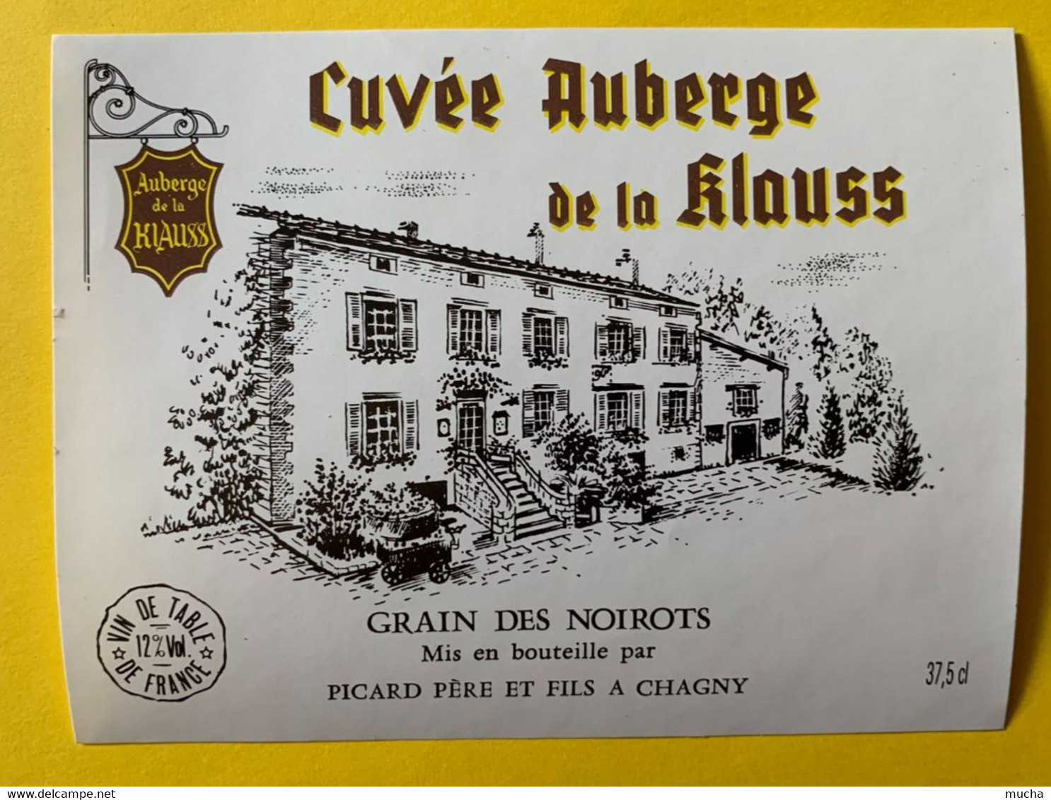 19702 - Cuvée Auberge De La Klauss Moselle - Autres & Non Classés