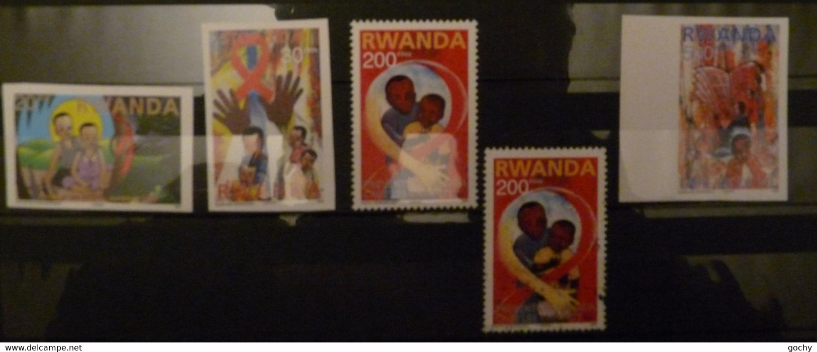 RWANDA : 2003 :   N° 1415 / 1418  **/obli/ND    - Cat.: 320€ - Unused Stamps