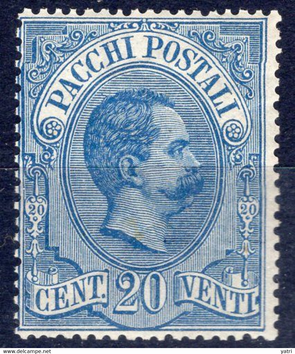 Regno D'Italia (1884) - Pacchi Postali, 20 Cent. **   Siglato - Paketmarken