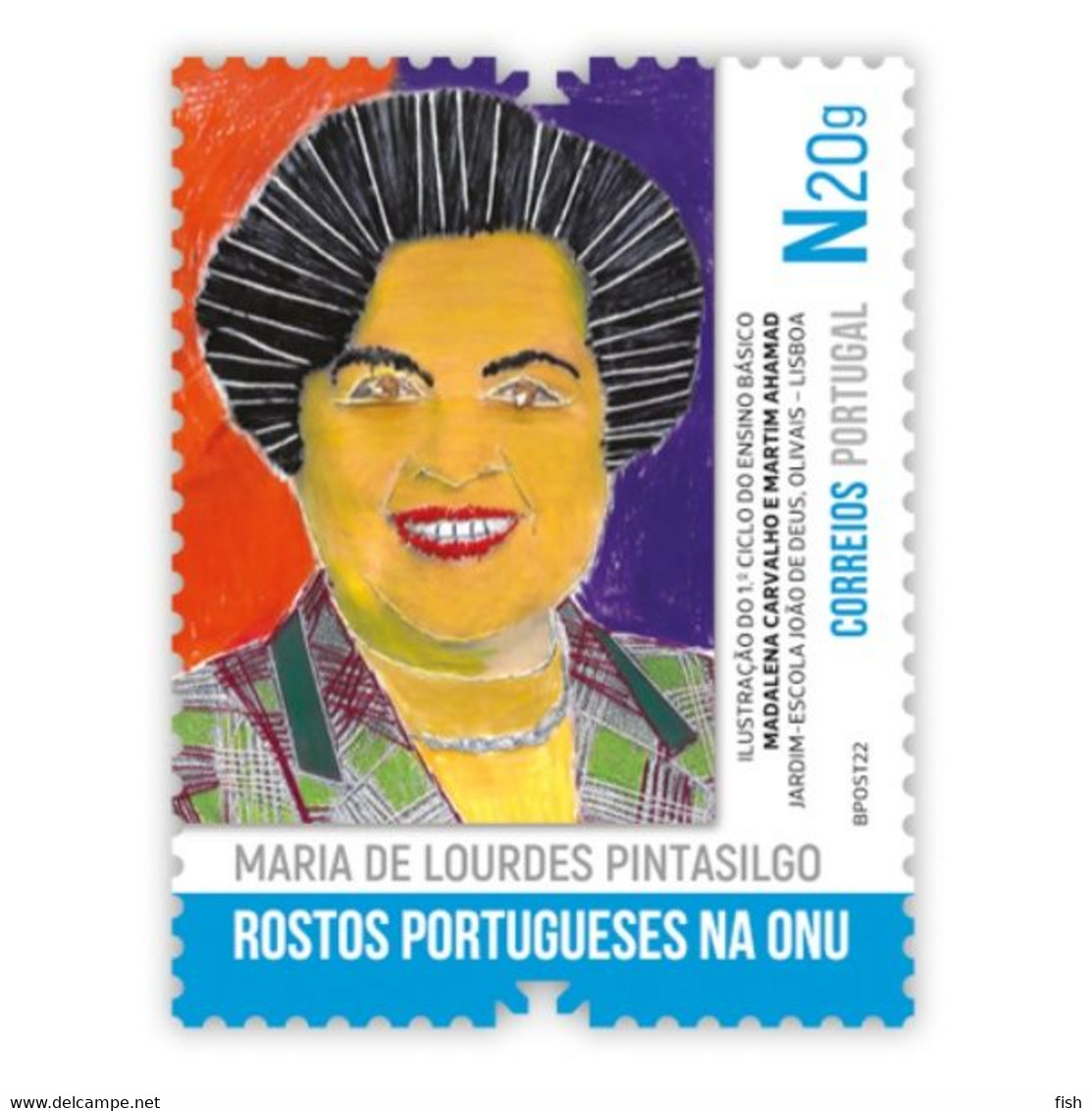 Portugal ** & U.N.O Portuguese Faces, Maria De Lurdes Pintassilgo 2021 (2771) - Ongebruikt