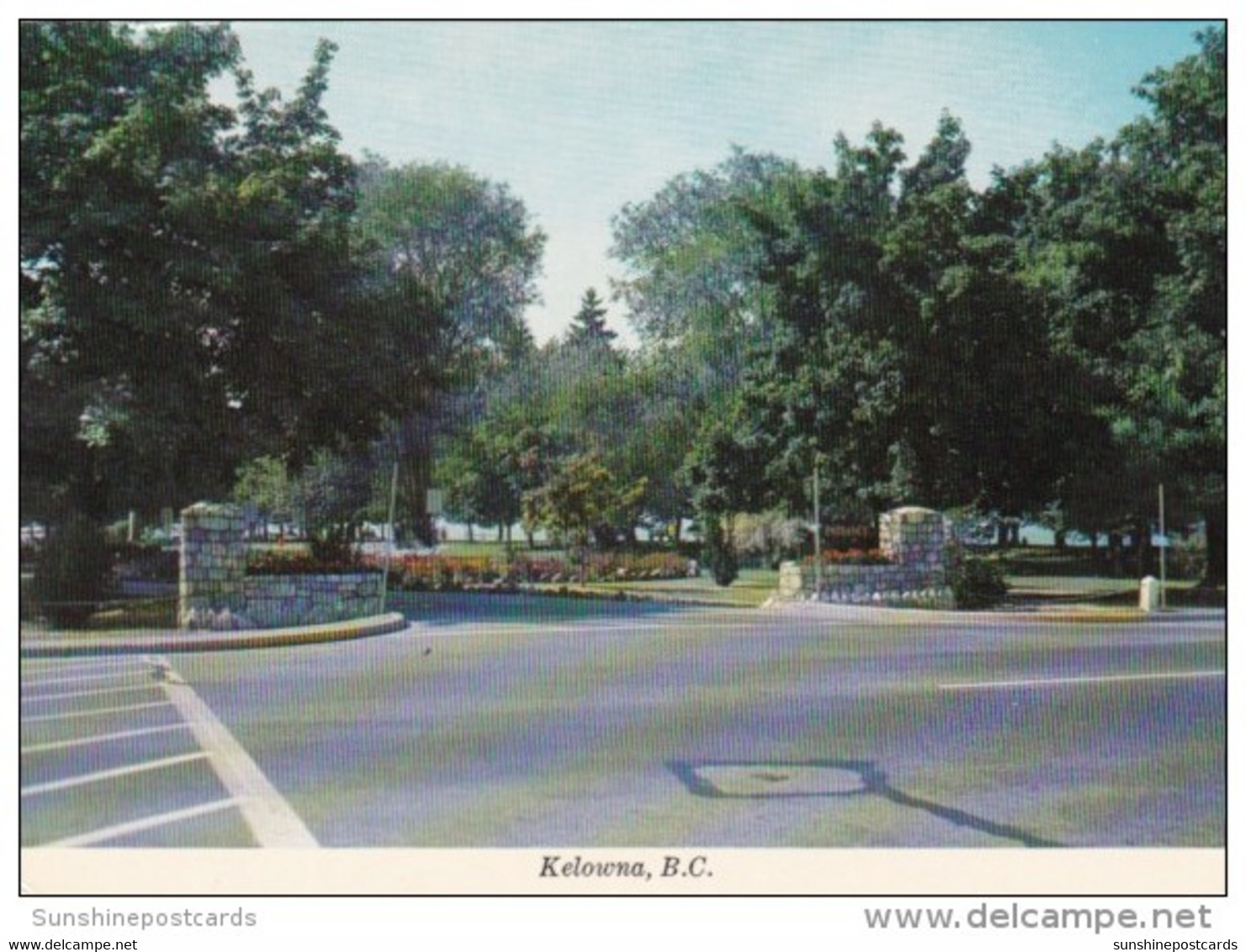 Canada Entrance To City Park Kelowna British Columbia - Kelowna