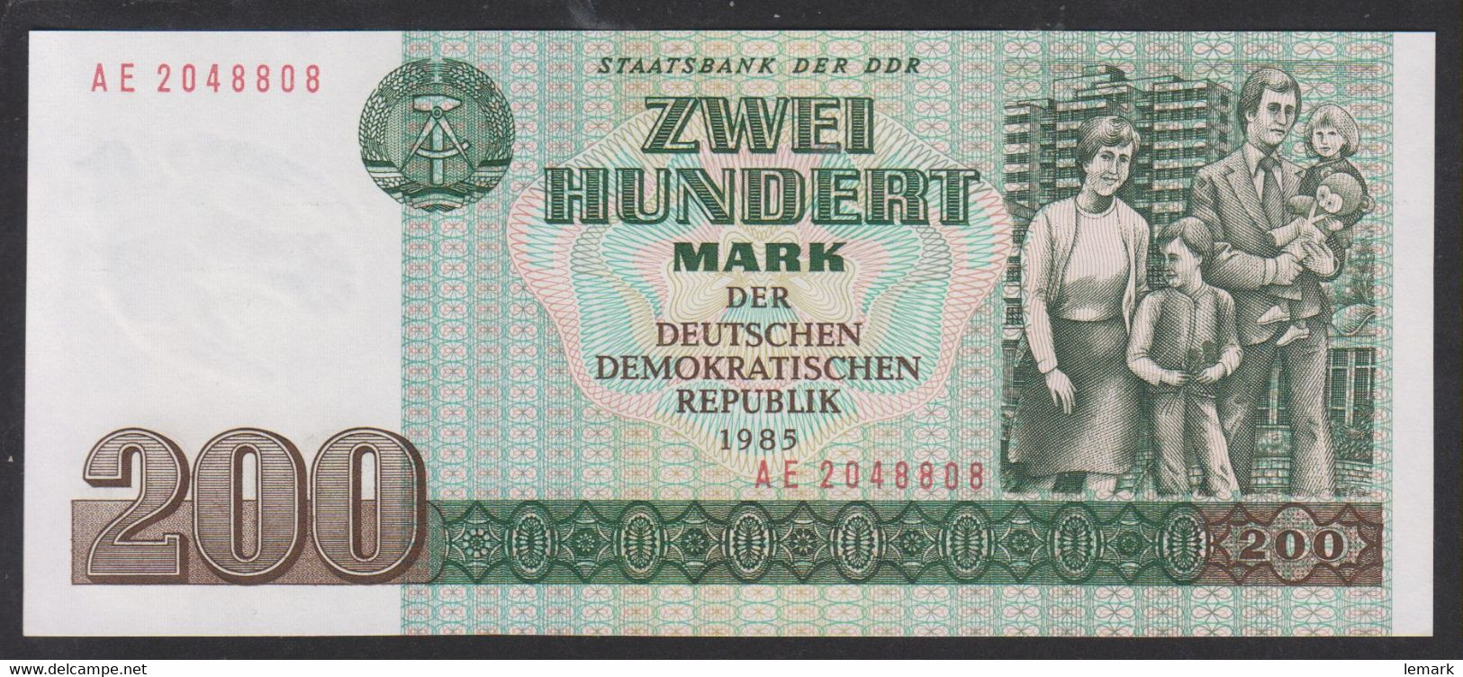 Germany Democratic Republik 200 Mark 1985 32 UNC - 200 Mark