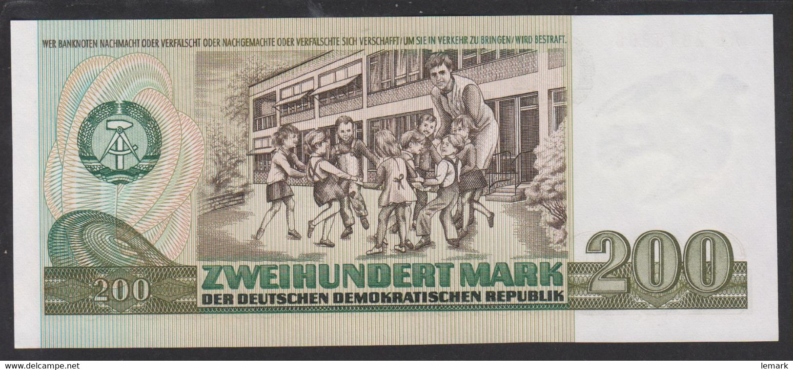Germany Democratic Republik 200 Mark 1985 32 UNC - 200 Mark