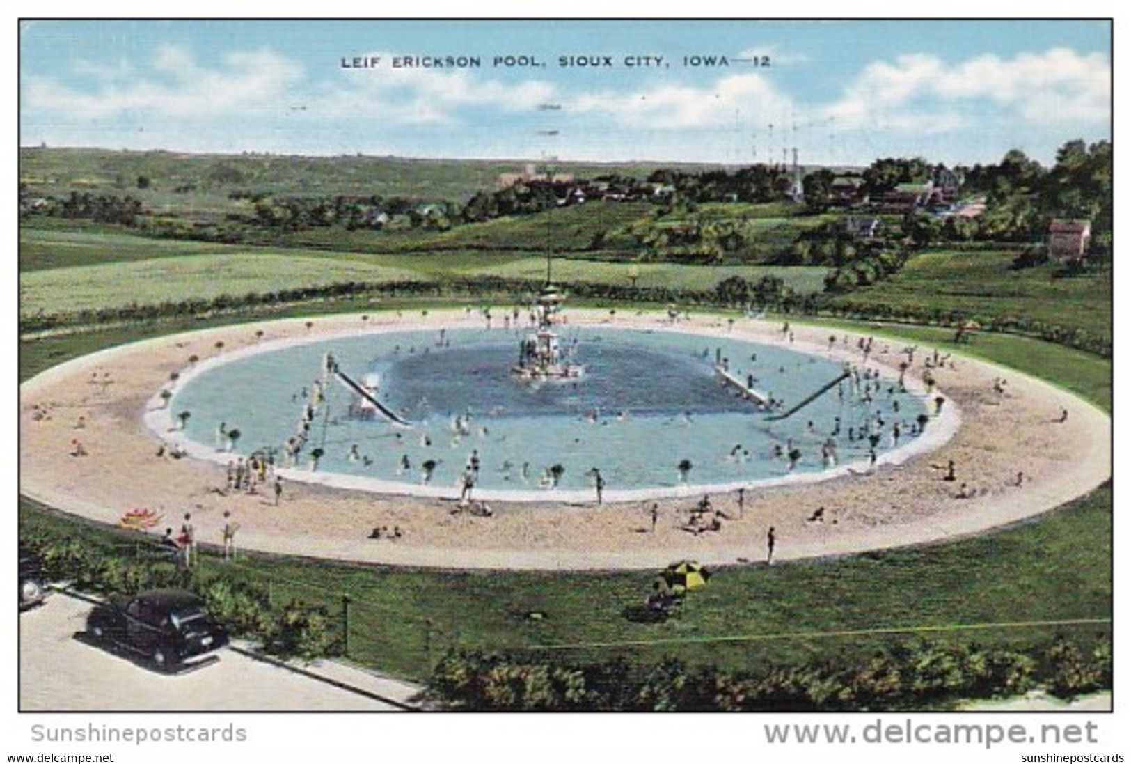 Leif Erickson Pool Sioux City Iowa 1941 - Sioux City