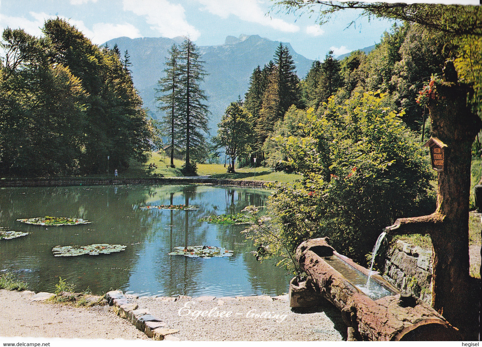 1969, Österreich, Golling, Egelsee, Tennengebirge, Salzburg - Golling