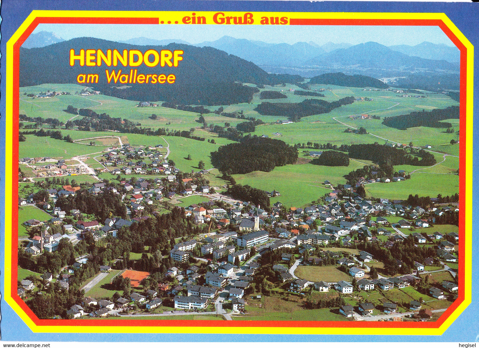 1980, Henndorf Am Wallersee, Luftaufnahme - Henndorf Am Wallersee