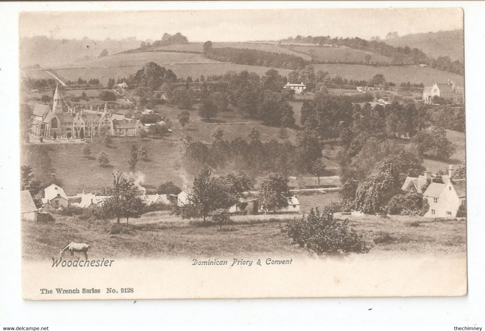 Nailsworth Thimble Postmark 1904 On A Woodchester Dominian Priory & Convent To  Miss Absey Weston Super Mare - Sonstige & Ohne Zuordnung