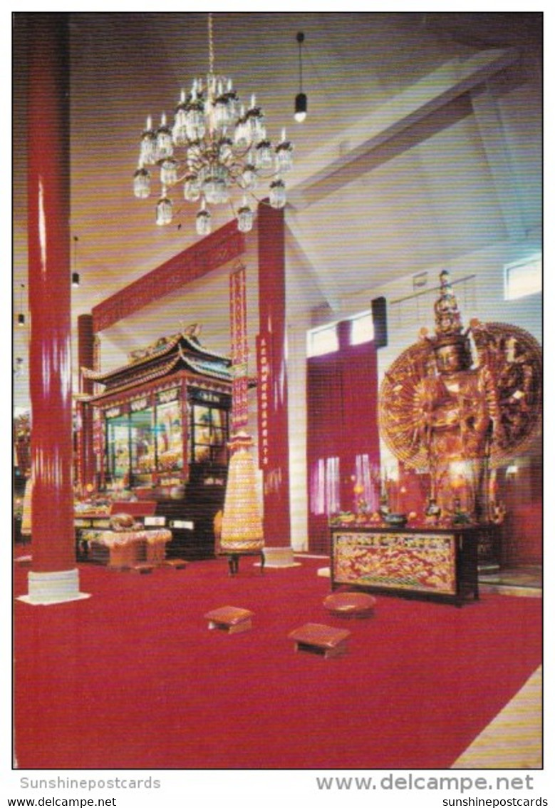 Canada Interior Of Main Gracious Hall International Buddhist Society Ruchmond British Columbia - Richmond